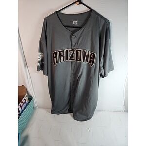Arizona Diamondbacks MLB Jersey Sz XXL Gray Fry's Food Promo Stitched